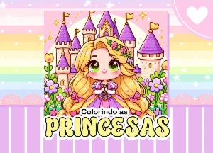 Arquivo Digital Livro de colorir Princesas – PDF - eBooks