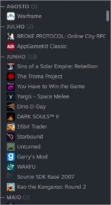 CONTA STEAM NV 40, 242 JOGOS + DLCS