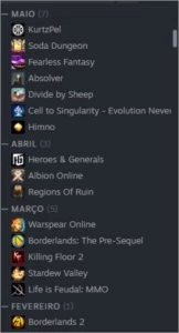 CONTA STEAM NV 40, 242 JOGOS + DLCS