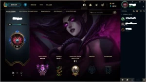 CONTA MESTRE (League Of Legends) LOL