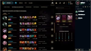 CONTA MESTRE (League Of Legends) LOL