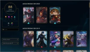 conta de league of legends LOL