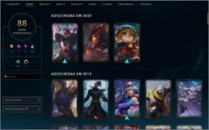 conta de league of legends LOL