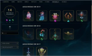conta de league of legends LOL