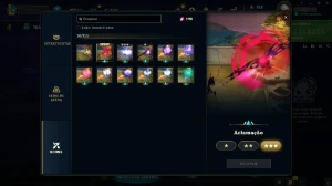 conta de lol com 95 skins - League of Legends