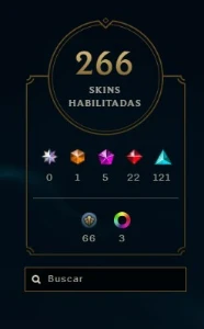 Conta League Of Legends LVL 316 com 266 skin LOL