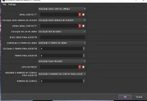 Novo programa YT Assiste videos com acesso de contas