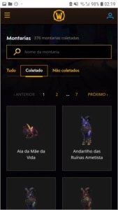 Conta wow bfa 376mounts 670mascotes raridades - Blizzard