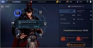 Guerreiro - LVL 81 | 3 Pets Épicos / Livro da ULT Épica - MIR4