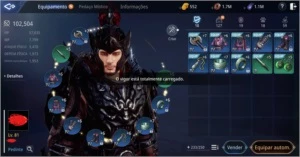 Guerreiro - LVL 81 | 3 Pets Épicos / Livro da ULT Épica - MIR4