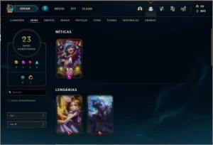 Conta Platina 3 mmr otimo - League of Legends LOL