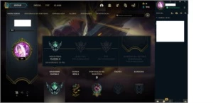 CONTA SMURF WIN RATE ALTO PLAT 2 - League of Legends LOL