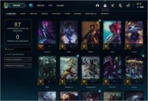 Conta GOLD1 WIN RATE BRUTO SMURF MMR PLAT - League of Legends LOL