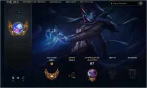 Conta GOLD1 WIN RATE BRUTO SMURF MMR PLAT - League of Legends LOL