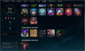 Conta GOLD1 WIN RATE BRUTO SMURF MMR PLAT - League of Legends LOL
