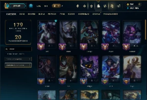 Unranked com 45 Champs e 21 Skins ( ADC / MID / JG ) - League of Legends LOL