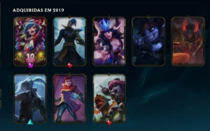 Conta League Of Legends Full Acesso, 69 Campeões, 9 Skins LOL