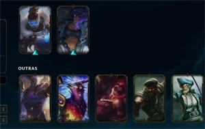 Conta com 71 CHAMPS, 37 SKINS - LVL 114 [FULL ACESSO] - League of Legends LOL