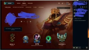 conta lol platina 5 - League of Legends