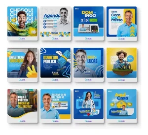 Pack Canva Campanha Política ,eleições Editável 200 Artes - Outros