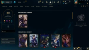 Conta de Lol +40 skins icone de 2015 - League of Legends