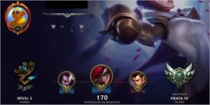 - Conta Prata 4 SoloDuo - Flex B1 - League of Legends LOL