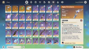 Conta Genshin Impact AR 56 Yelan e Cyno com arma assinatura