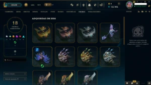 Conta LOL  Full Acesso - 164 Skins - Muitas raridades! - League of Legends