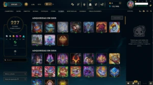 Conta LOL  Full Acesso - 164 Skins - Muitas raridades! - League of Legends