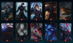 Conta de LOL com 244 skins, com email original. Esmeralda 4. - League of Legends
