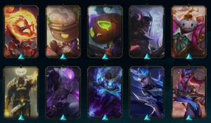 Conta de LOL com 244 skins, com email original. Esmeralda 4. - League of Legends