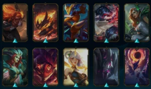 Conta de LOL com 244 skins, com email original. Esmeralda 4. - League of Legends