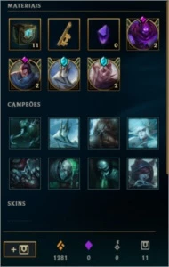 Conta Gold 5 - Lvl 76 - LEIA A DESCRIÇÃO - League of Legends LOL