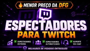 Twitch Espectadores em live – Entrega Imediata - Redes Sociais