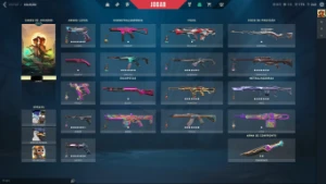 Conta valorant com mais de 2000 gastos em skins