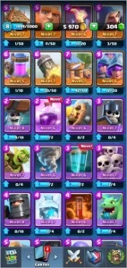 CONTA CLASH ROYALE ARENA LENDÁRIA
