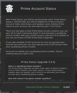Contas CS GO PRIME - Counter Strike