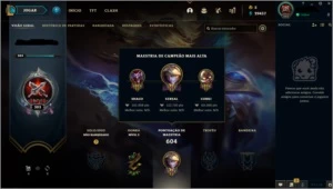 CONTA LEAGUE OF LEGENDS LEVEL 300+ UNRANKED LOL