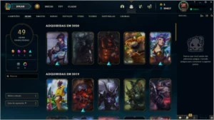CONTA LEAGUE OF LEGENDS LEVEL 300+ UNRANKED LOL