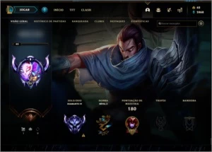 Conta LoL D4 - League of Legends