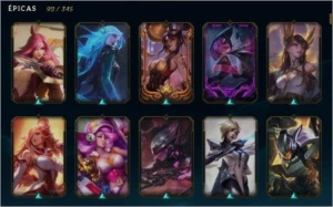 conta no lol G2 317 skins - League of Legends