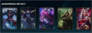 Conta diamante 3 lv 70 - League of Legends LOL