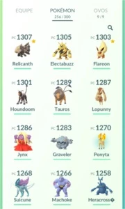 Conta Pokémon Go level 25