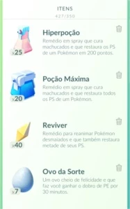Conta Pokémon Go level 25