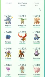 Conta Pokémon Go level 25