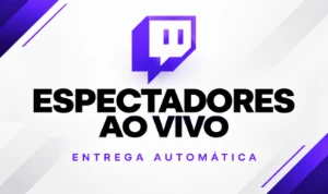 Twitch Viewers | Espectadores na Live | Entrega Automática - Redes Sociais