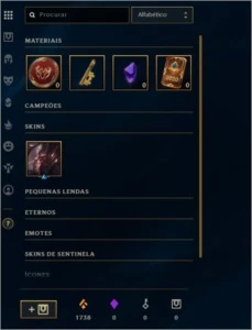 Conta para smurf - League of Legends LOL