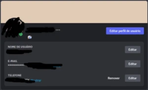 Conta discord com pig (apoiador inicial) - Redes Sociais