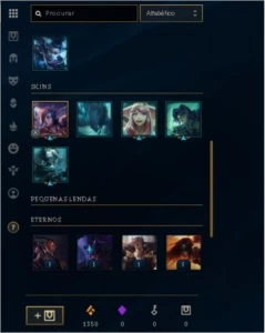 Conta lol 54 skins 104 champs - League of Legends