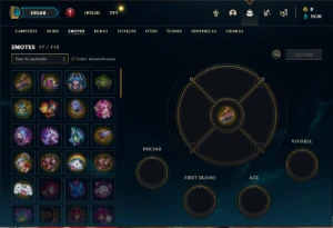 Conta Platina 3 com 35 Champs e 5 Skins + 20 Fragmentos - League of Legends LOL